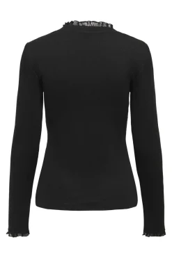 Onlleslie L/S Lace Mix Top