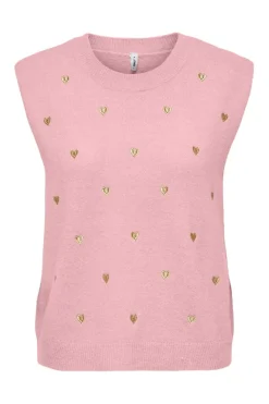 Onlmelody Sl Embroidery O-Neck Knt