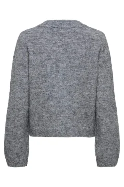 Onlmiggie Ls O-Neck Pearl Cardi Knt