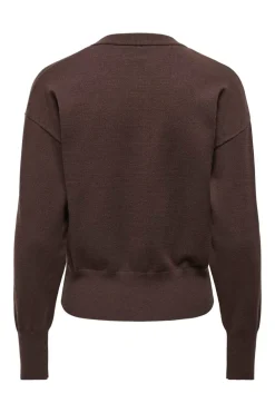 Onlmio Ls O-Neck Button Cardiga Knt