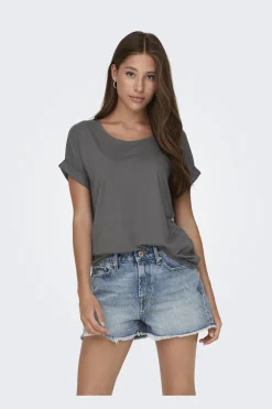 Onlmoster S/S O-Neck Top