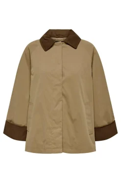 Onlorchid Mix Cordoroy Parka Coat