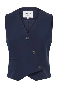 Onlorleen Life S/L Asym Waistcoat Tlr