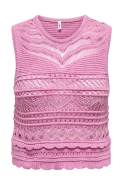 Onlpaula Sl O-Neck Top Knt