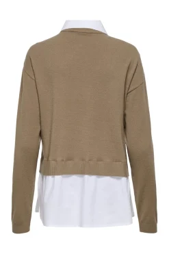 Onlpayson Ls Mix Pullover Knt