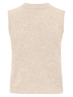 Onlrenata Sl O-Neck Pearl Vest Knt