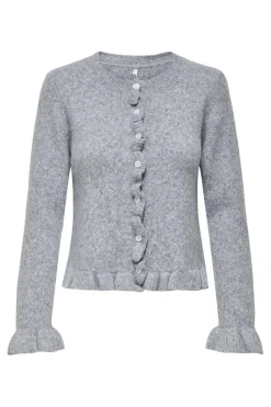 Onlrima Life Ls Frill Butto Cardi Knt