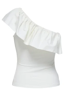 Onlsoffy One Shoulder Mix Top Box