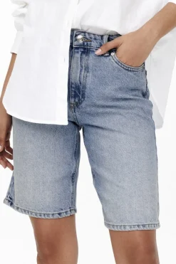 Onlsonny hw wide dnm shorts