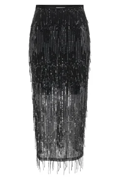Onlspacy Long Sequins Skirt