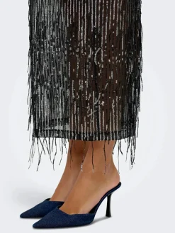 Onlspacy Long Sequins Skirt