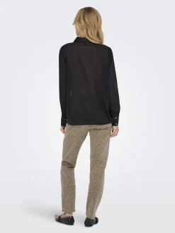 Onlstar Life L/S Breeana Mix Shirt Solid