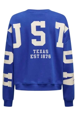 Onlsweat L/S Back/Sleeve Print Swt