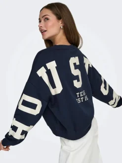 Onlsweat L/S Back/Sleeve Print Swt