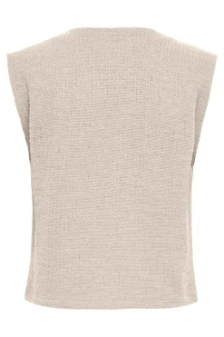 Onlvicki Button Vest Swt