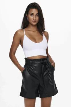 Onlvicky Rib Seamless Vneck Top Acc