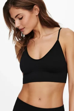 Onlvicky Rib Seamless Vneck Top Acc