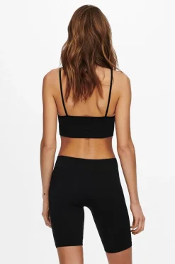 Onlvicky Rib Seamless Vneck Top Acc