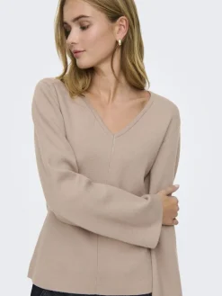 Onlviola Ls Fit V-Neck Knt