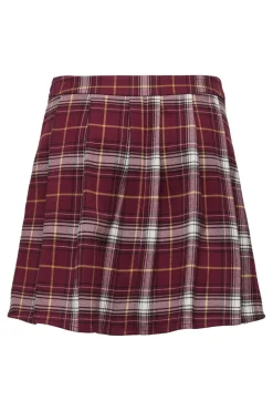 Onlwren Check Short Skirt