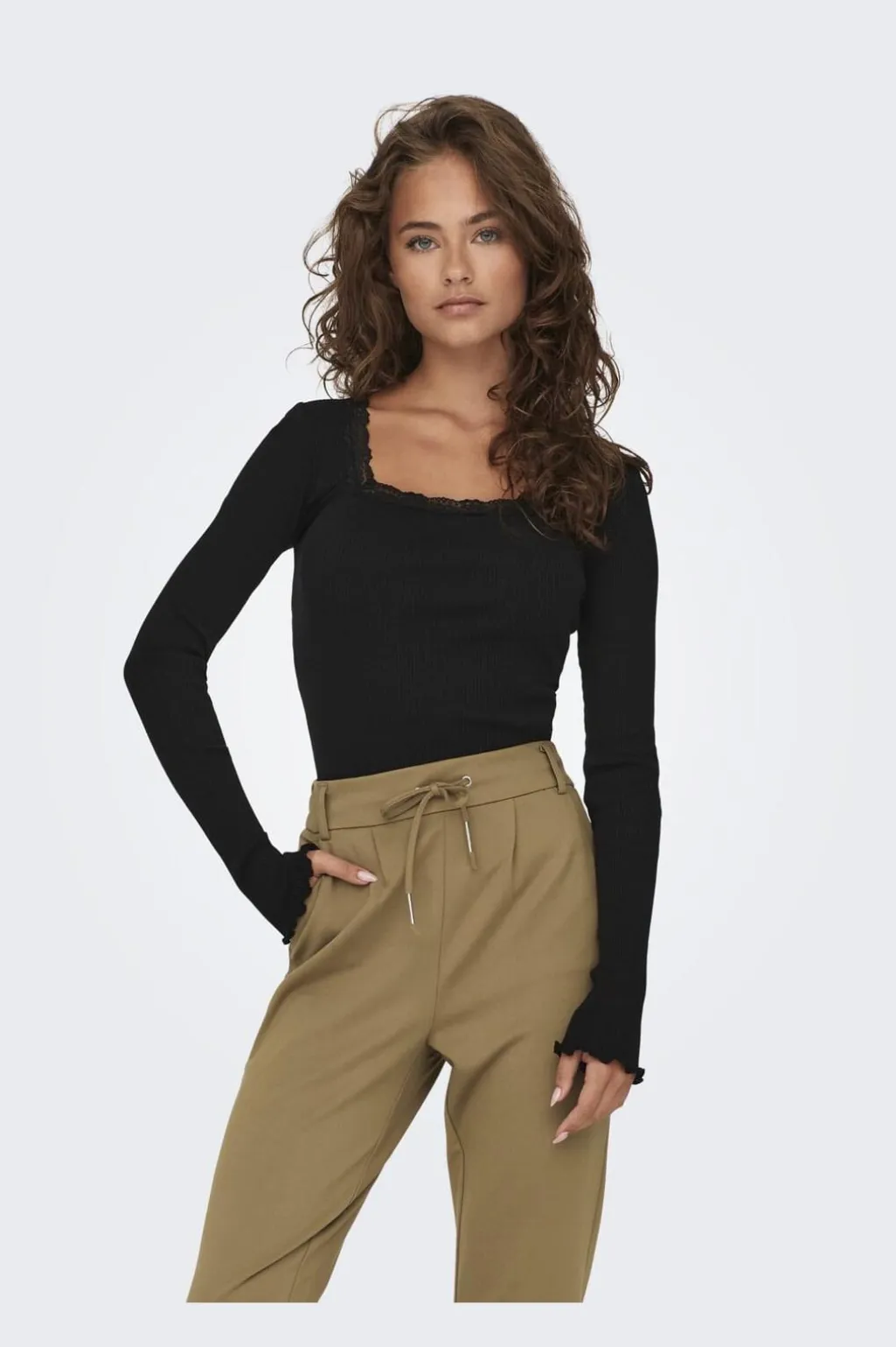 Onlxena L/S Lace Top