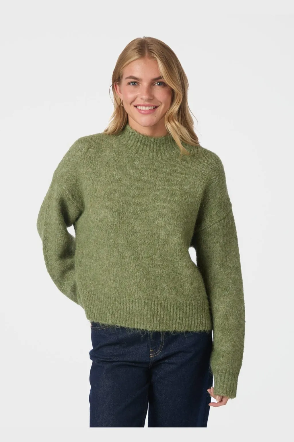 Paulina Fluffy Knit Blouse 164729