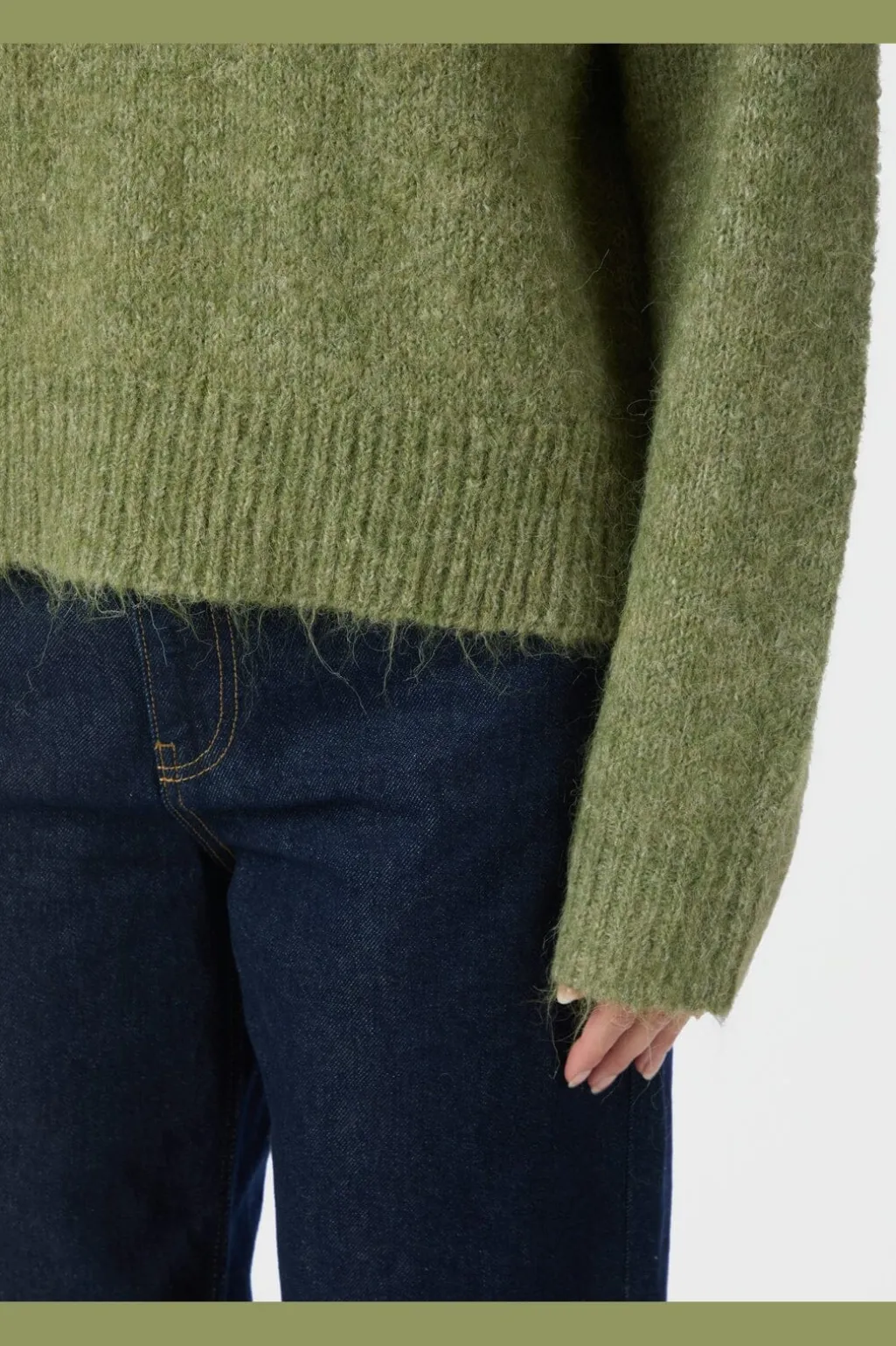 Paulina Fluffy Knit Blouse 164729