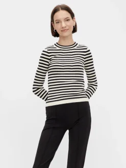 Pccrista Ls O-Neck Knit