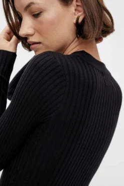 PcCrista LS O-Neck Knit Dress