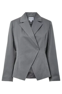 Pcfalka Ls Fittet Pinstriped Blazer