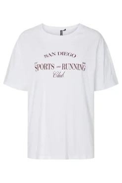 Pcfiona Ss O-Neck Tee Fsy