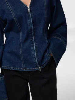 Pcflora Ls Denim Shirt