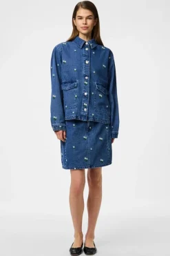 Pcfreia Short Denim Skirt Fsy