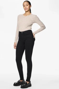 PcHighFive Flex Black Skinny Jeans