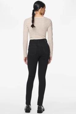 PcHighFive Flex Black Skinny Jeans