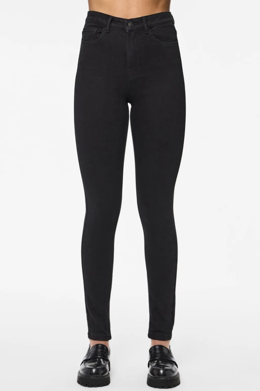 PcHighFive Flex Black Skinny Jeans