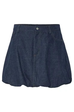 Pcjabia Short Balloon Denim Skirt 17160754