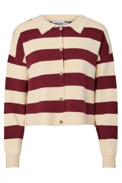 Pcjassy Ls Polo Knit Cardigan