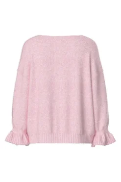 Pcjimma Ls O-Neck Tie Knit Cardigan