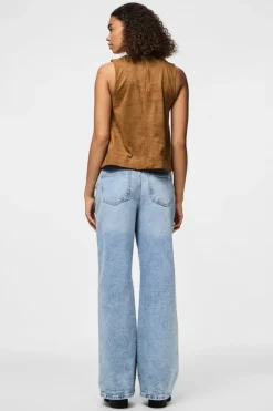 Pcjuno Sl O-Neck Top Fsy