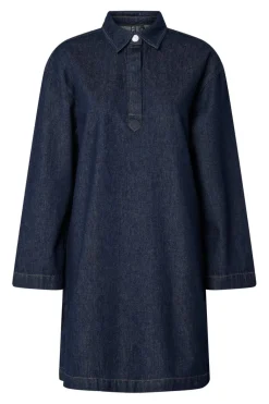 Pckenya Ls A-Shape Denim Dress