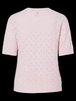 Pclelou Ss O-Neck Knit