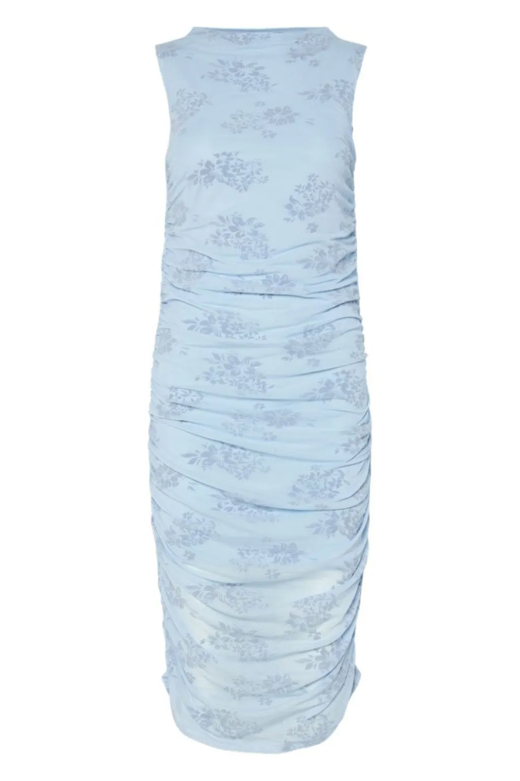 Pcmerry Sl Ruching Short Dress