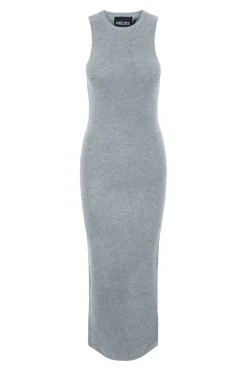 Pcnanu Sl High Neck Ankl. Knit Dress
