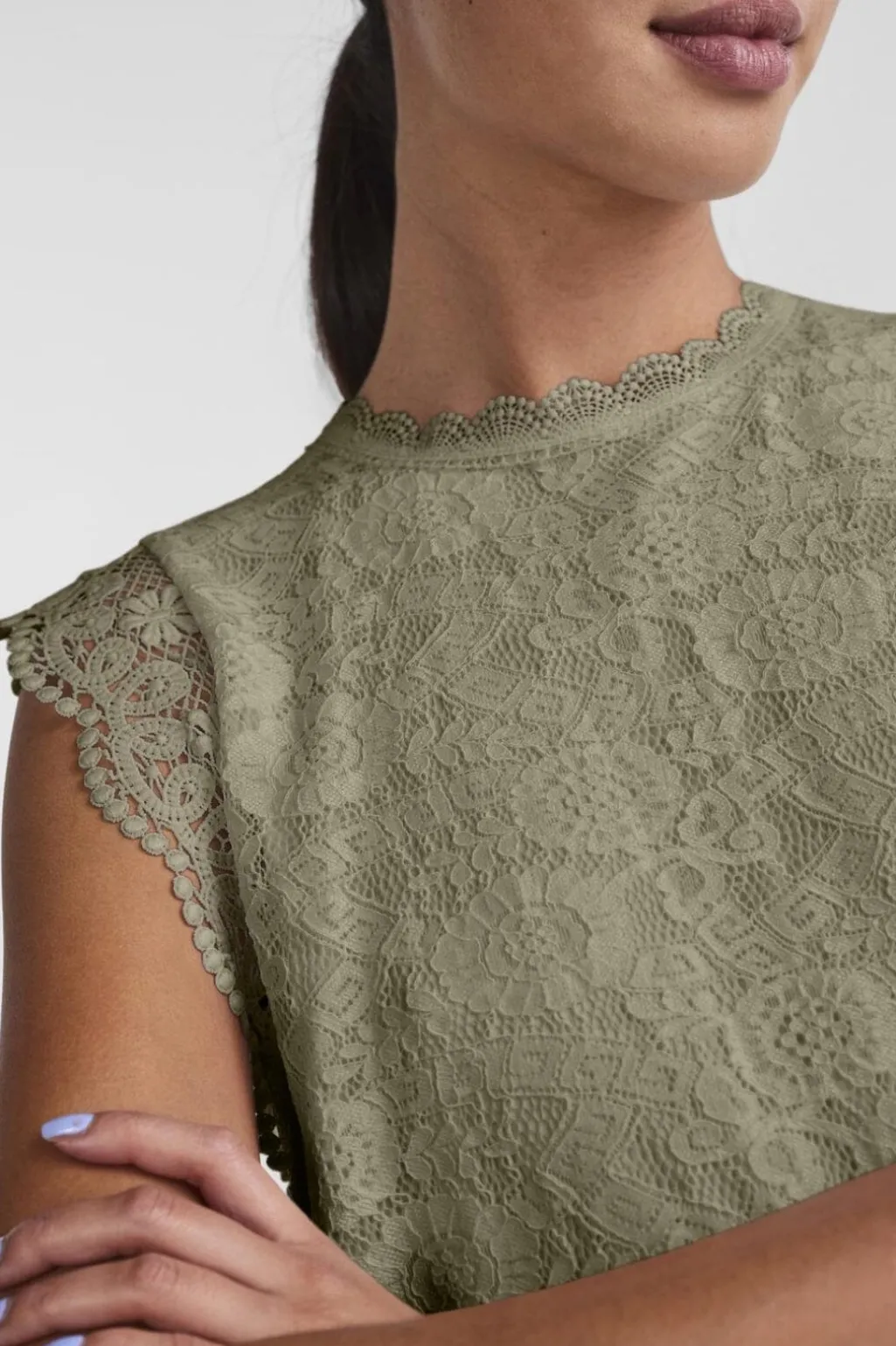 Pcolline Sl Lace Top 17120454