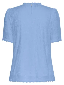 Pcolline Ss Lace Top