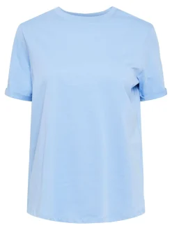 Pcria Ss Fold Up Solid Tee
