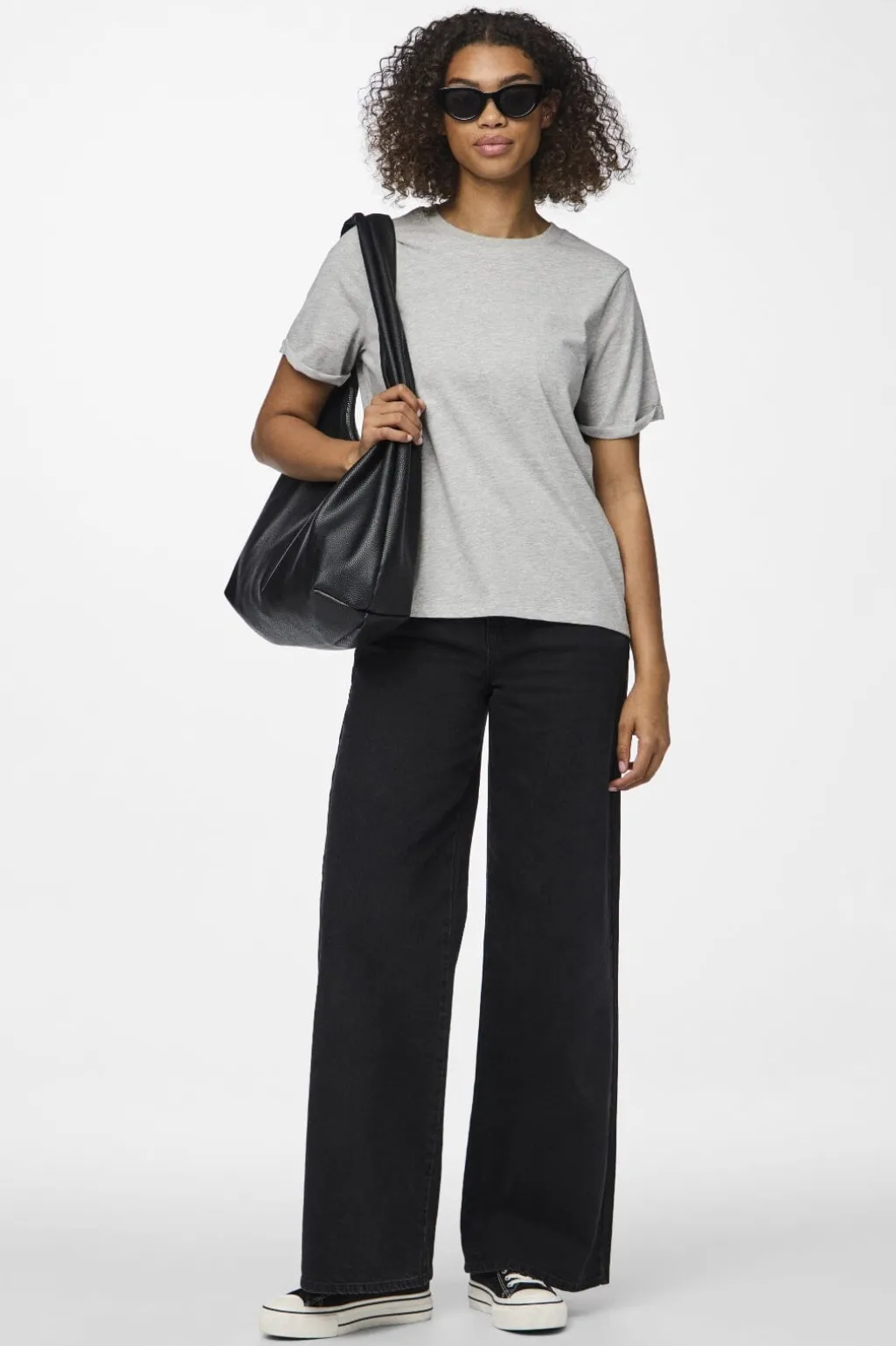 Pcria Ss Fold Up Solid Tee