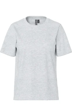 Pcria Ss Lurex Neck Tee