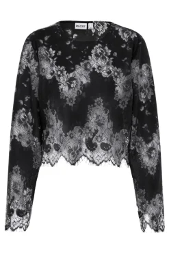 Pcrinne Ls Lace Top Kca